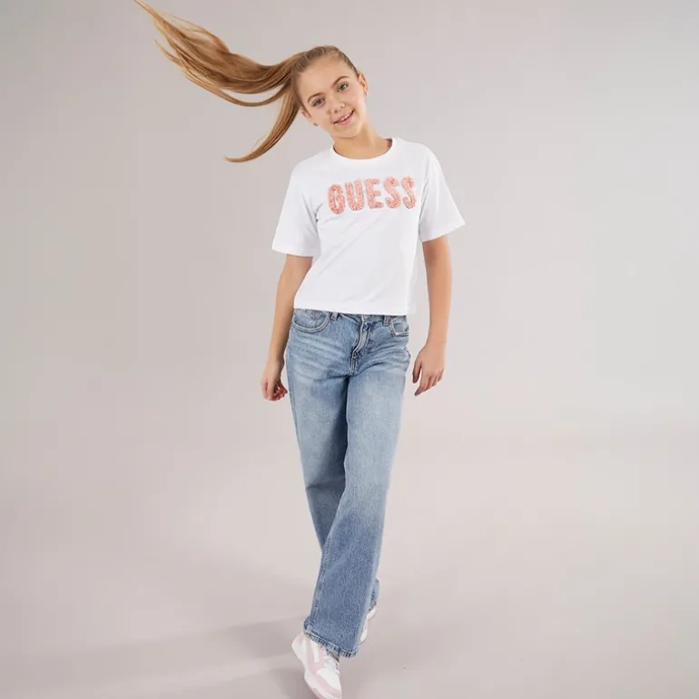 Piger T-shirt Pure White