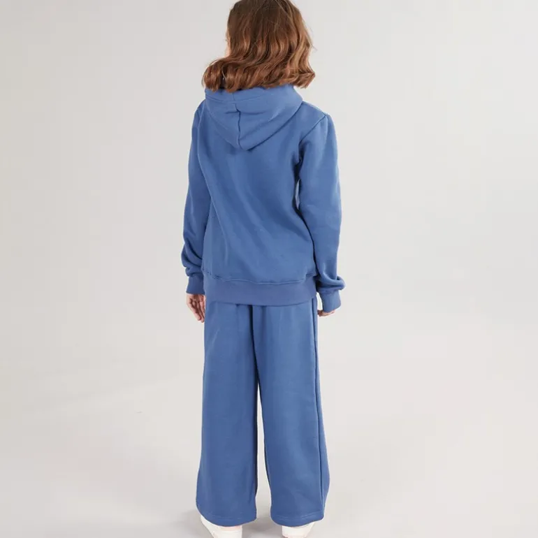 Pigetrøje Sæt Aprikos Lyseblå