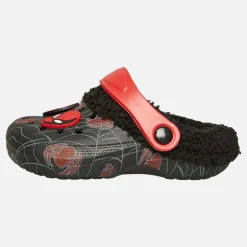 spædBørn Drenge Ny Fur Forede Træsko Sort/​Rød