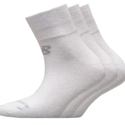 Tre par Kvart Strømper Hvid