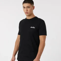 T-shirt til Herre Retanna med logo på ryggen Sort