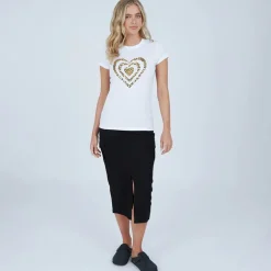 T-shirt Wildheart Hvid til Kvinder
