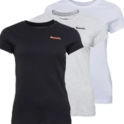 T-shirts til Kvinder Jada 3-pak Sort/​Grå Melange/​Hvid